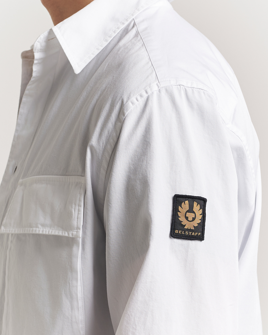 Herren | Hemden | Belstaff | Scale Cotton Pocket Shirt White