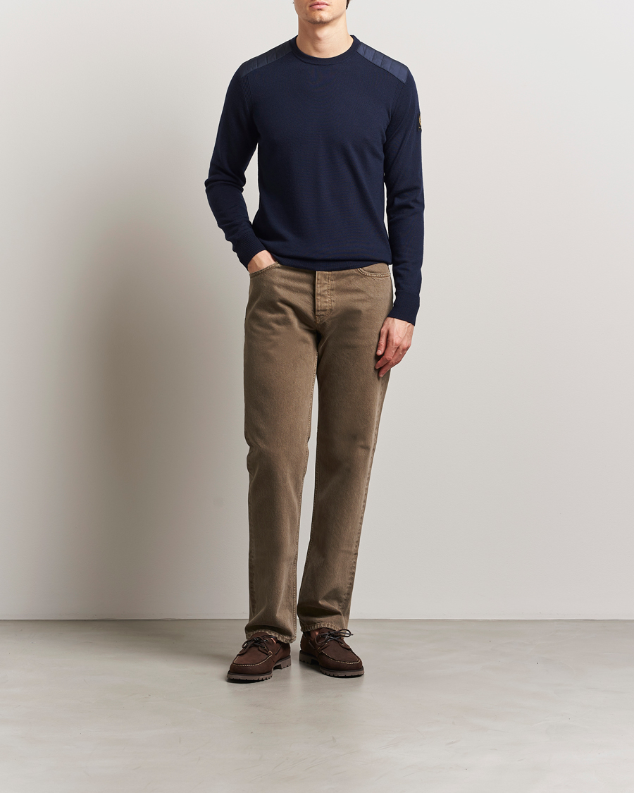 Herren | Pullover | Belstaff | Kerrigan Crewneck Jumper Dark Ink