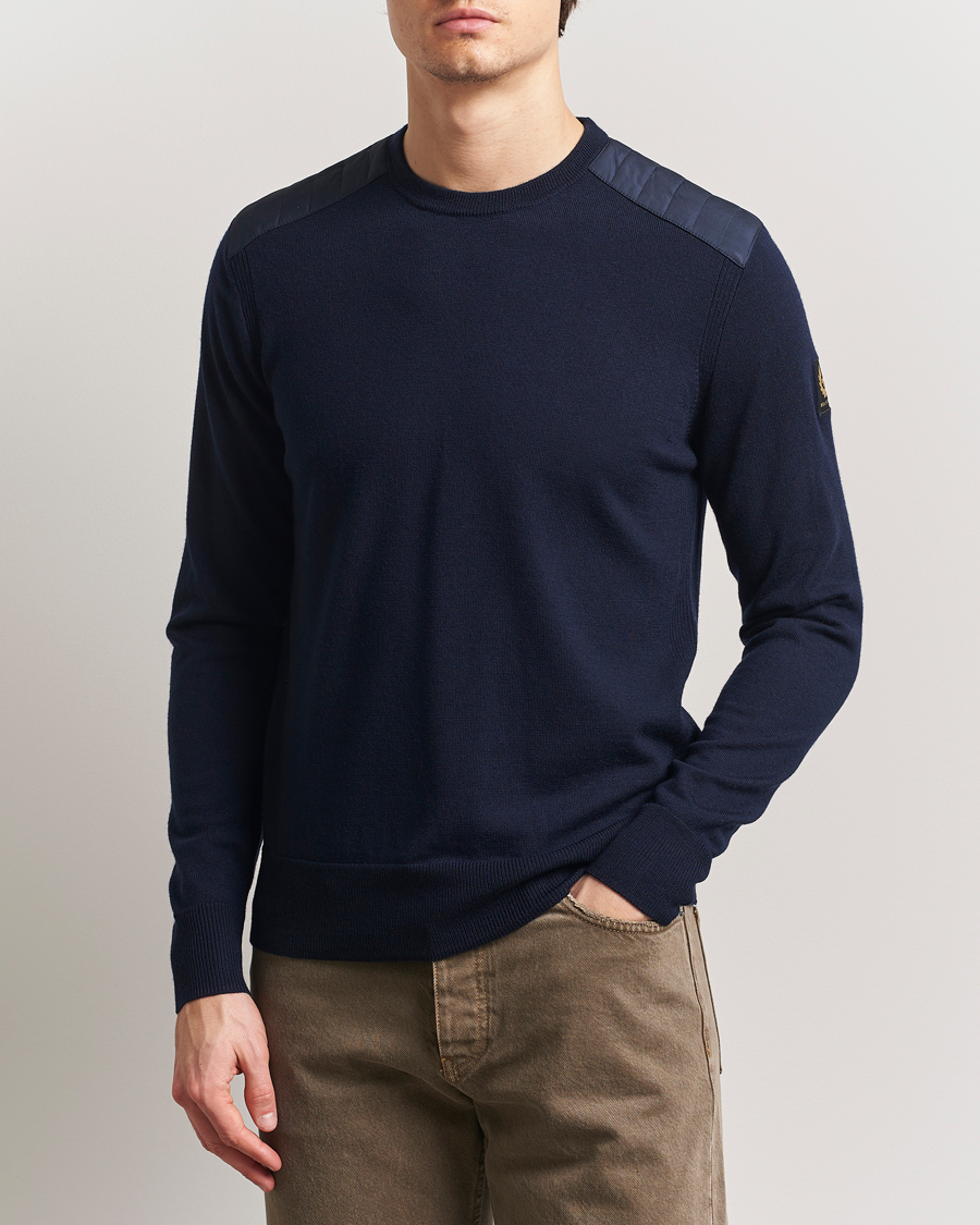 Herren | Pullover | Belstaff | Kerrigan Crewneck Jumper Dark Ink