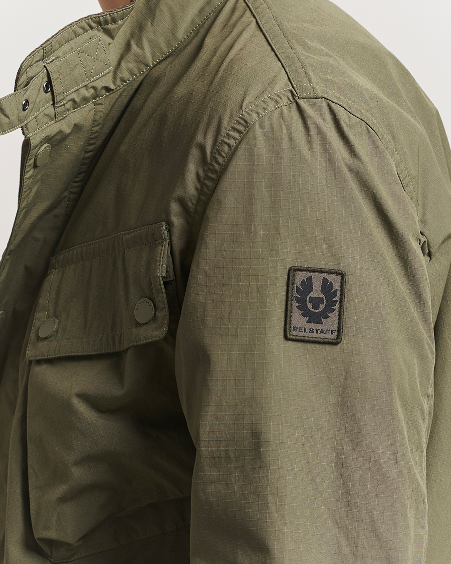 Herren | Jacken | Belstaff | Service Racemaster Ripstop Jacket Surplus Green