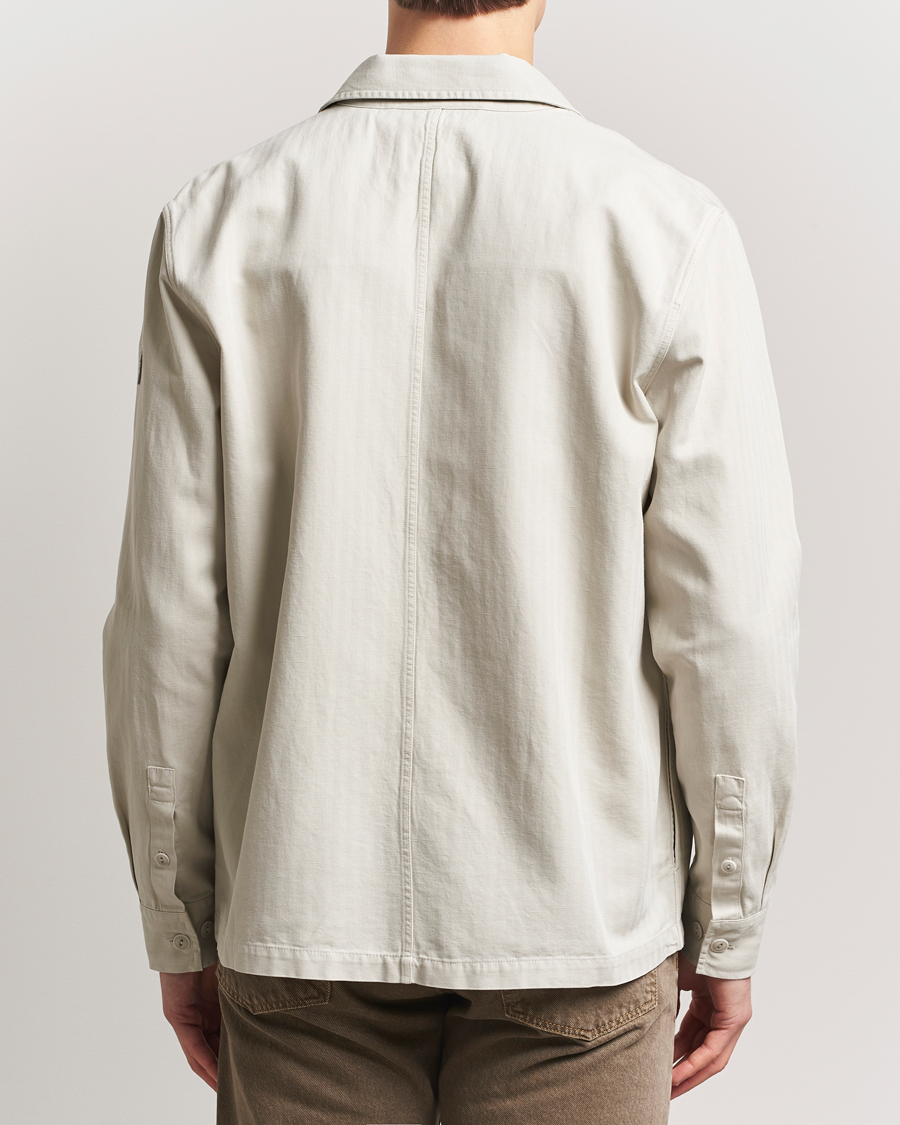 Herren | Hemden | Belstaff | CS60 Cotton Herringbone Overshirt Stone Beige