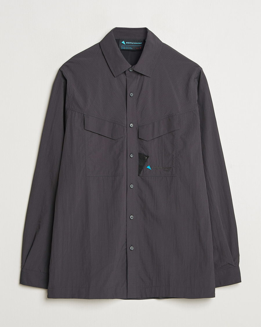 Herren | Hemden | Klättermusen | Syn Long Sleeve Function Shirt Raven