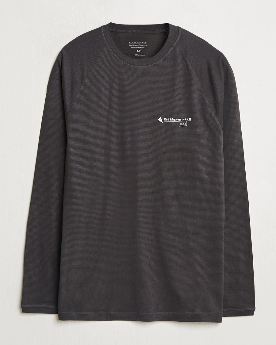 Herren | Pullover | Klättermusen | Groa Long Sleeve T-Shirt Raven