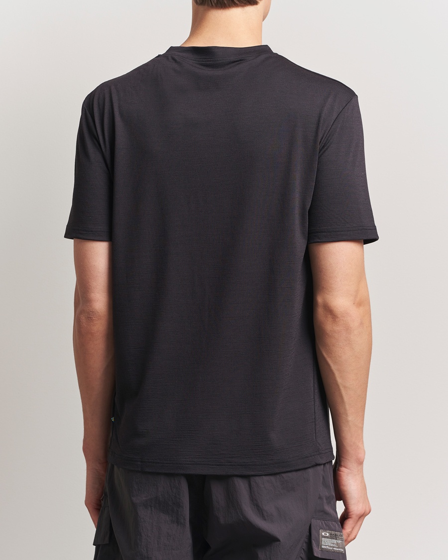 Herren | T-Shirts | Klättermusen | Narfi Short Sleeve Running T-Shirt Raven