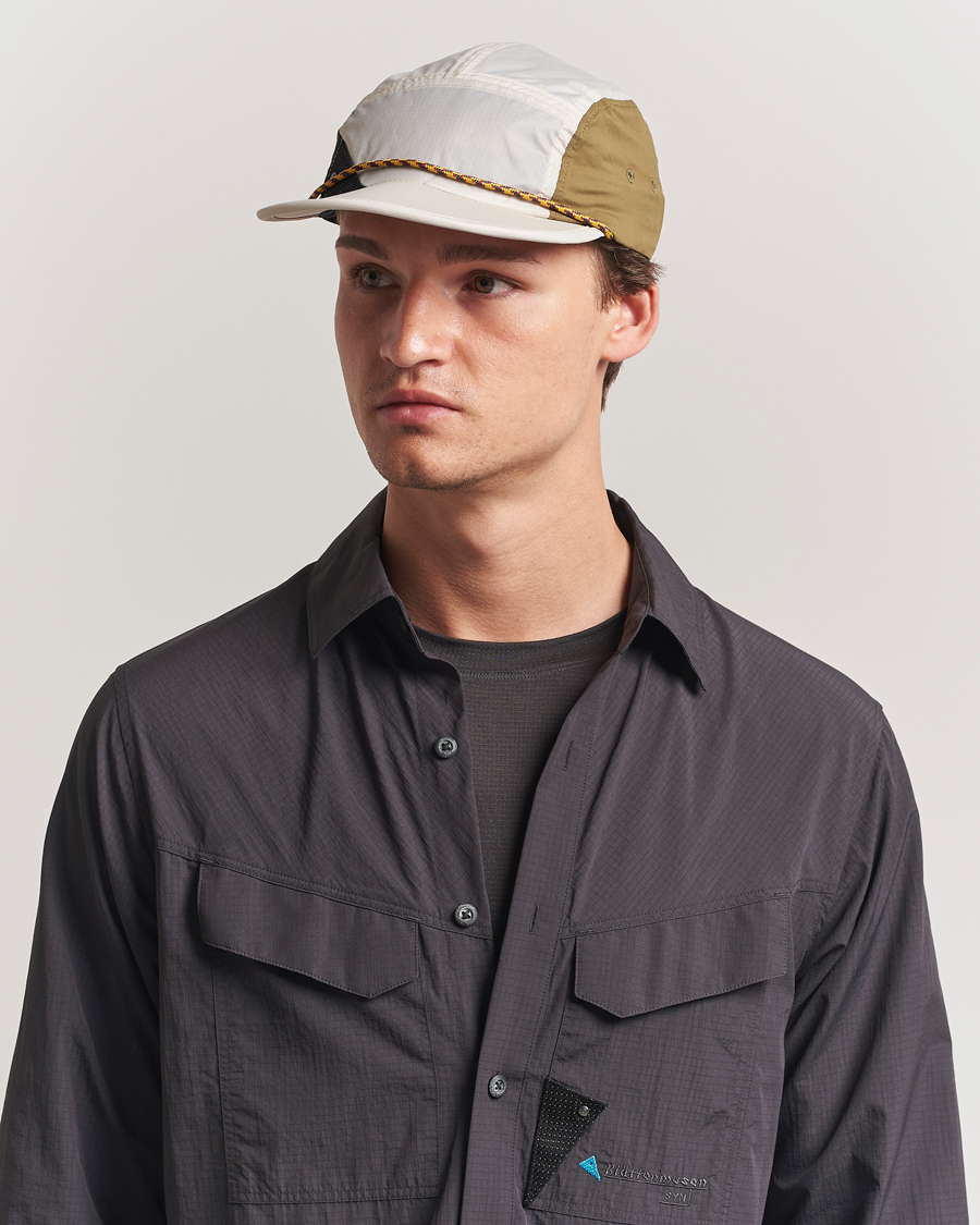 Herren | Accessoires | Klättermusen | Runa Five Panel Cap Putty Grey/Olive
