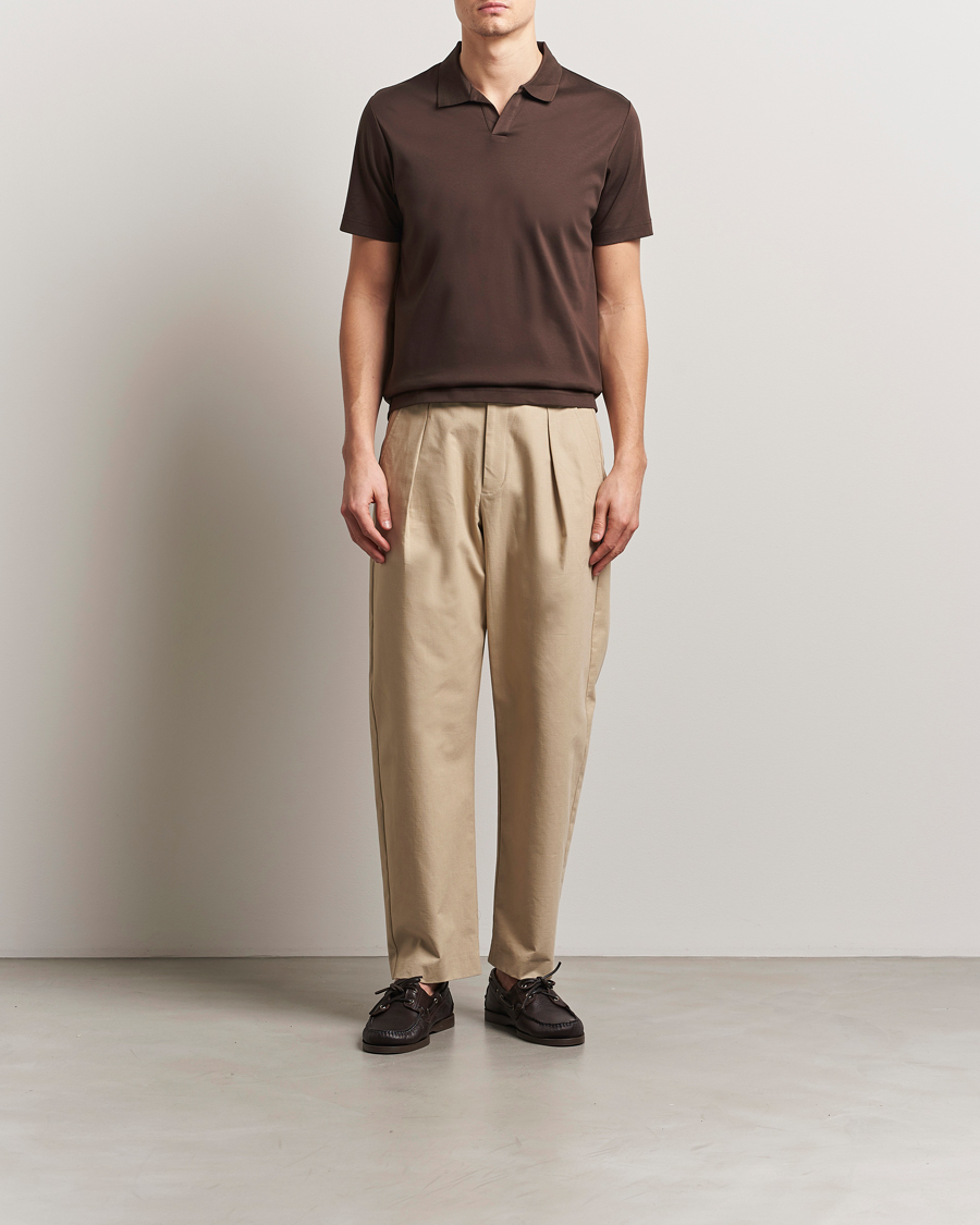 Herren | Poloshirts | NN07 | Paul Polo Demitasse Brown