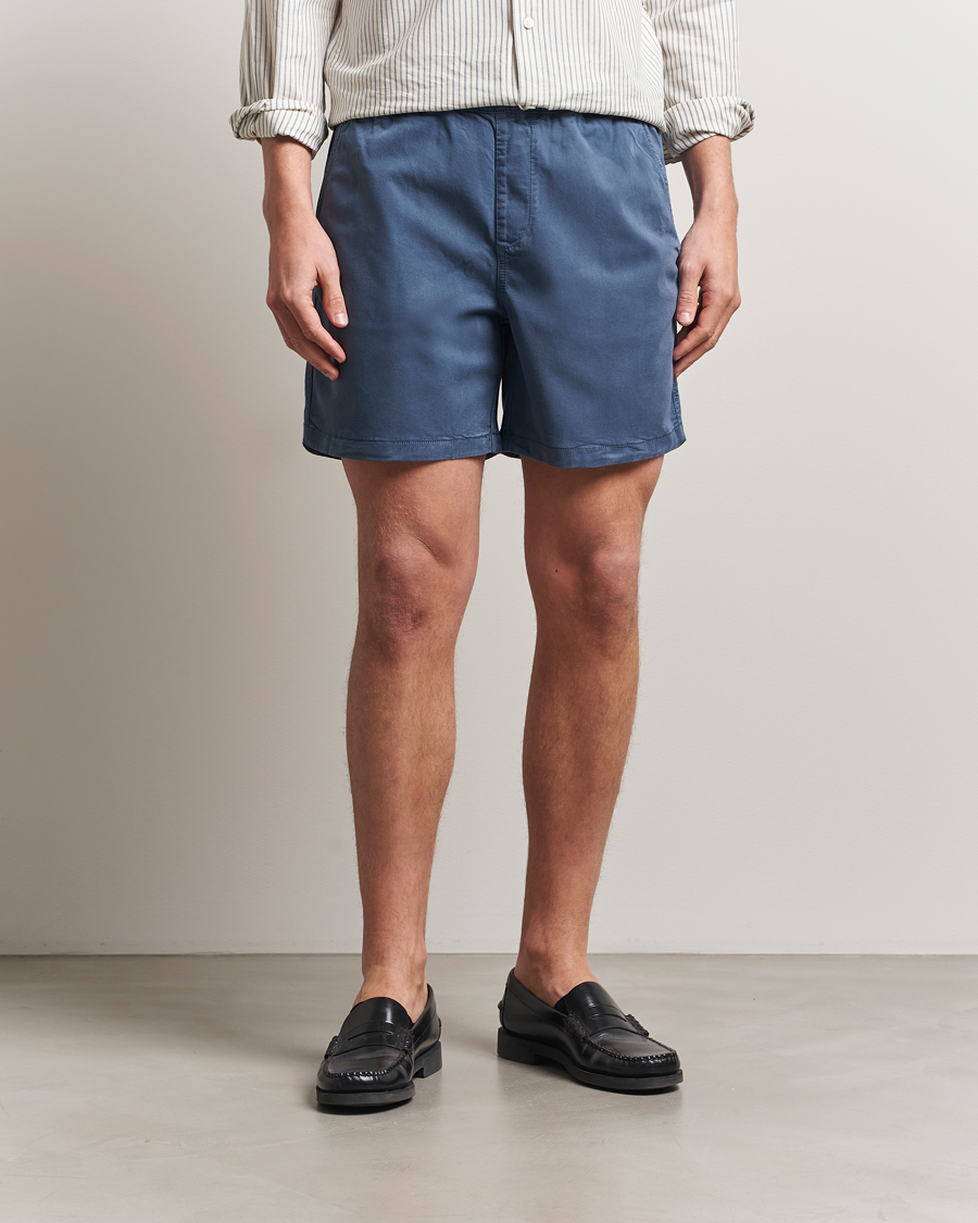 Herren | Shorts | NN07 | Gregor Drawstring Shorts Bering Blue