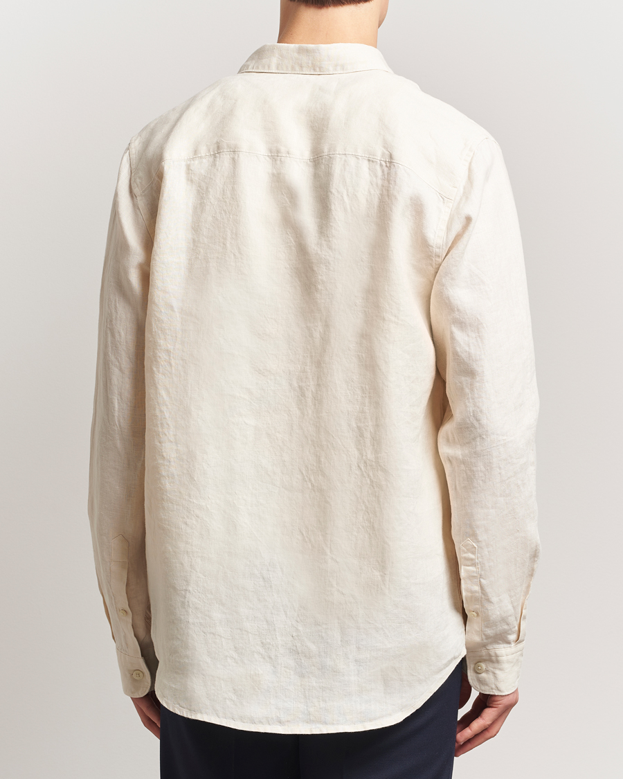 Herren | Hemden | NN07 | Enzo Linen Shirt Ecru