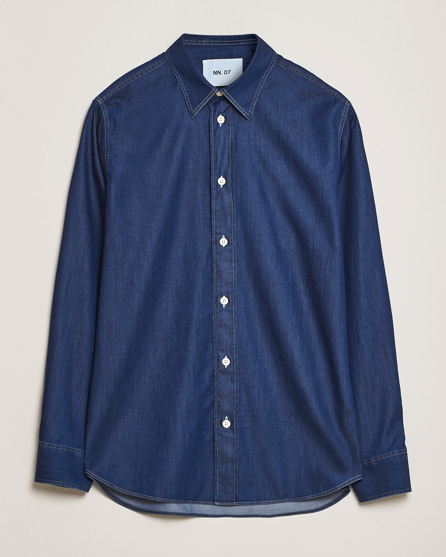 Herren | Hemden | NN07 | Colby Denim Shirt Medium Indigo