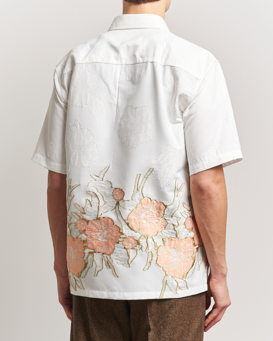 Herren | Hemden | NN07 | Freddy Flower Short Sleeve Shirt White Multi
