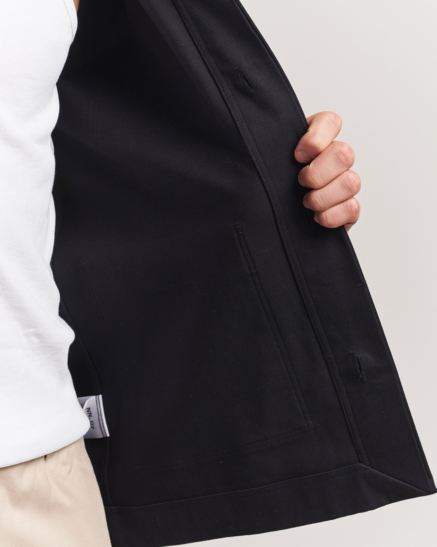 Herren | Hemden | NN07 | Olav Pocket Overshirt Black