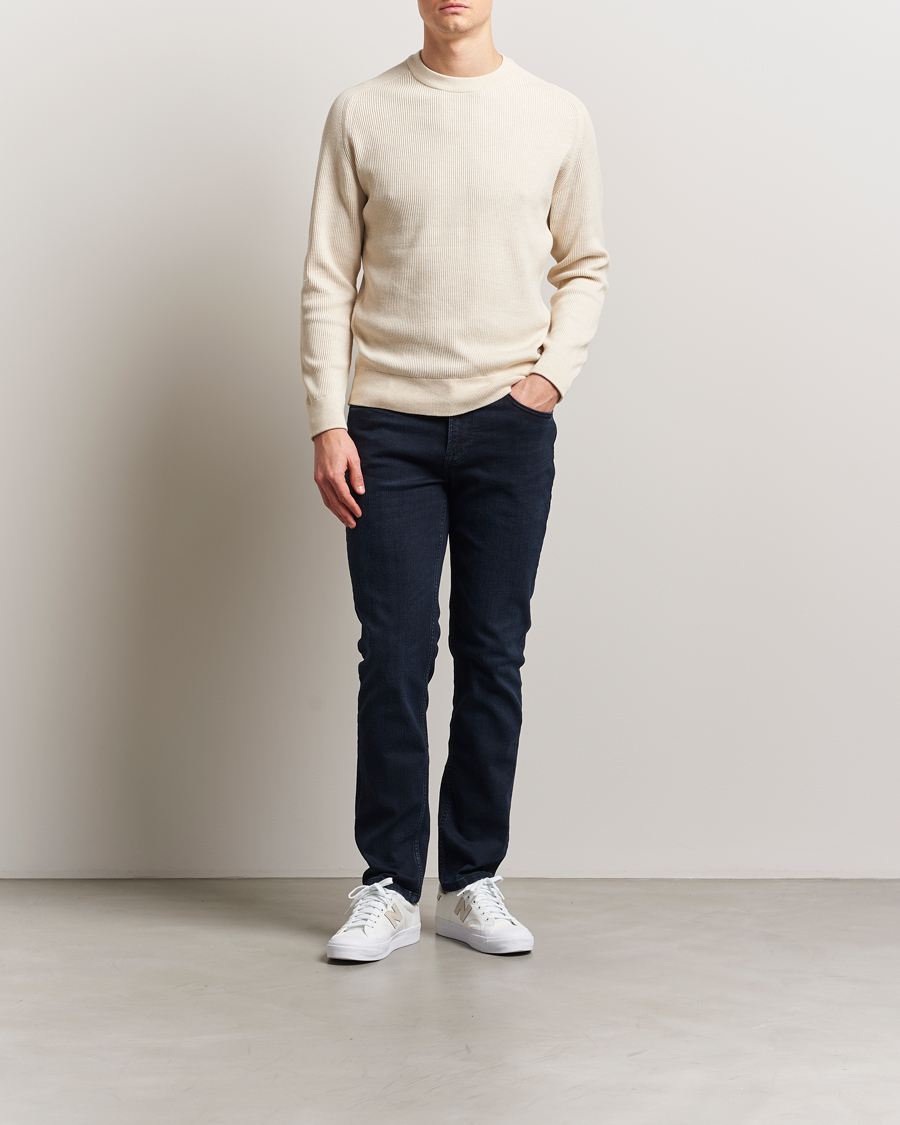 Herren | Pullover | NN07 | Kevin Cotton Knitted Sweater Ivory