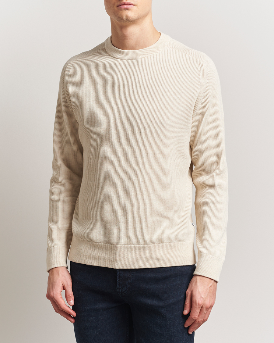 Herren | Pullover | NN07 | Kevin Cotton Knitted Sweater Ivory