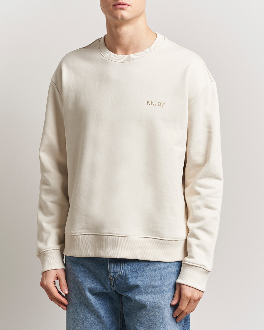 Herren | Pullover | NN07 | David Crew Neck Sweatshirt Ivory