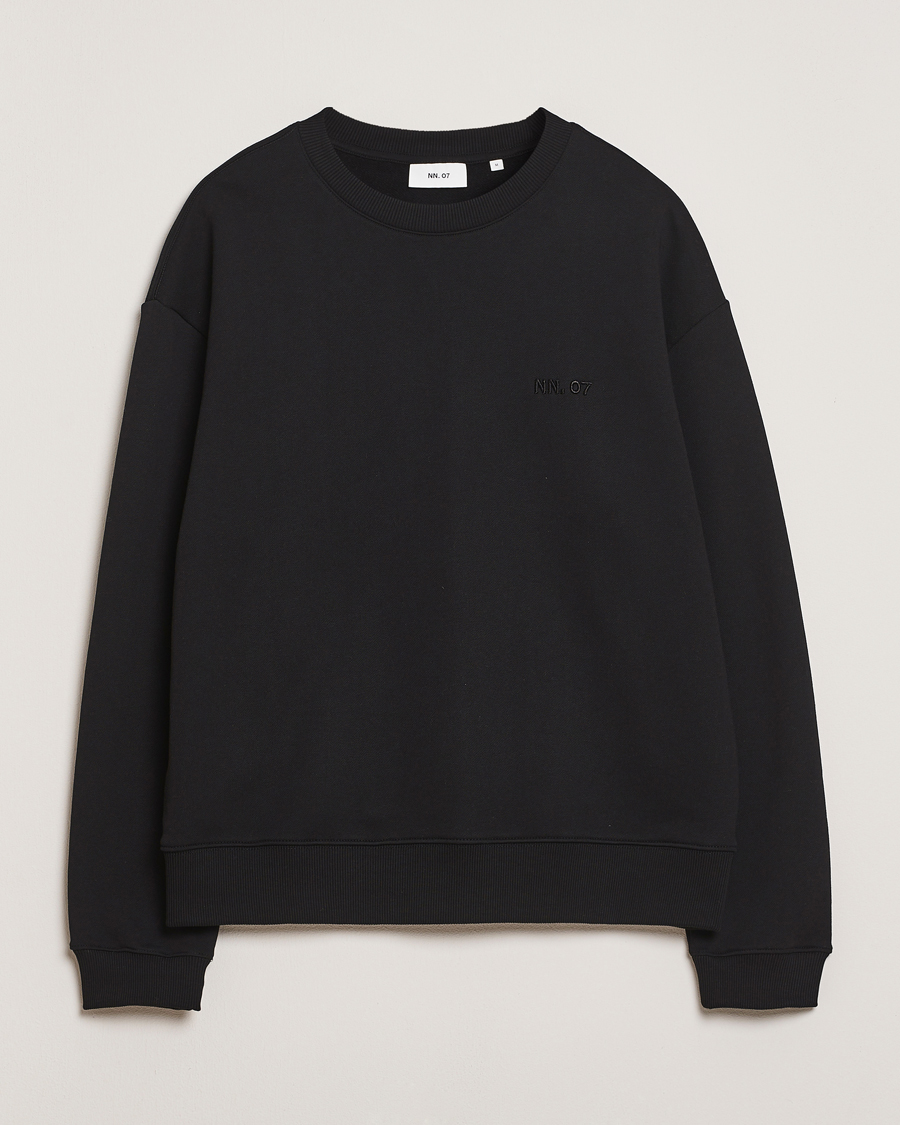 Herren | Pullover | NN07 | David Crew Neck Sweatshirt Black
