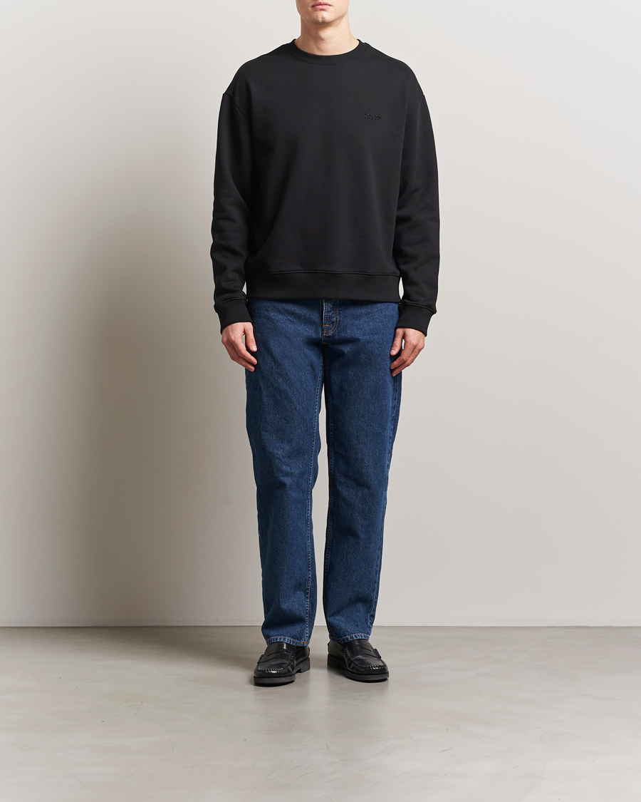 Herren | Pullover | NN07 | David Crew Neck Sweatshirt Black