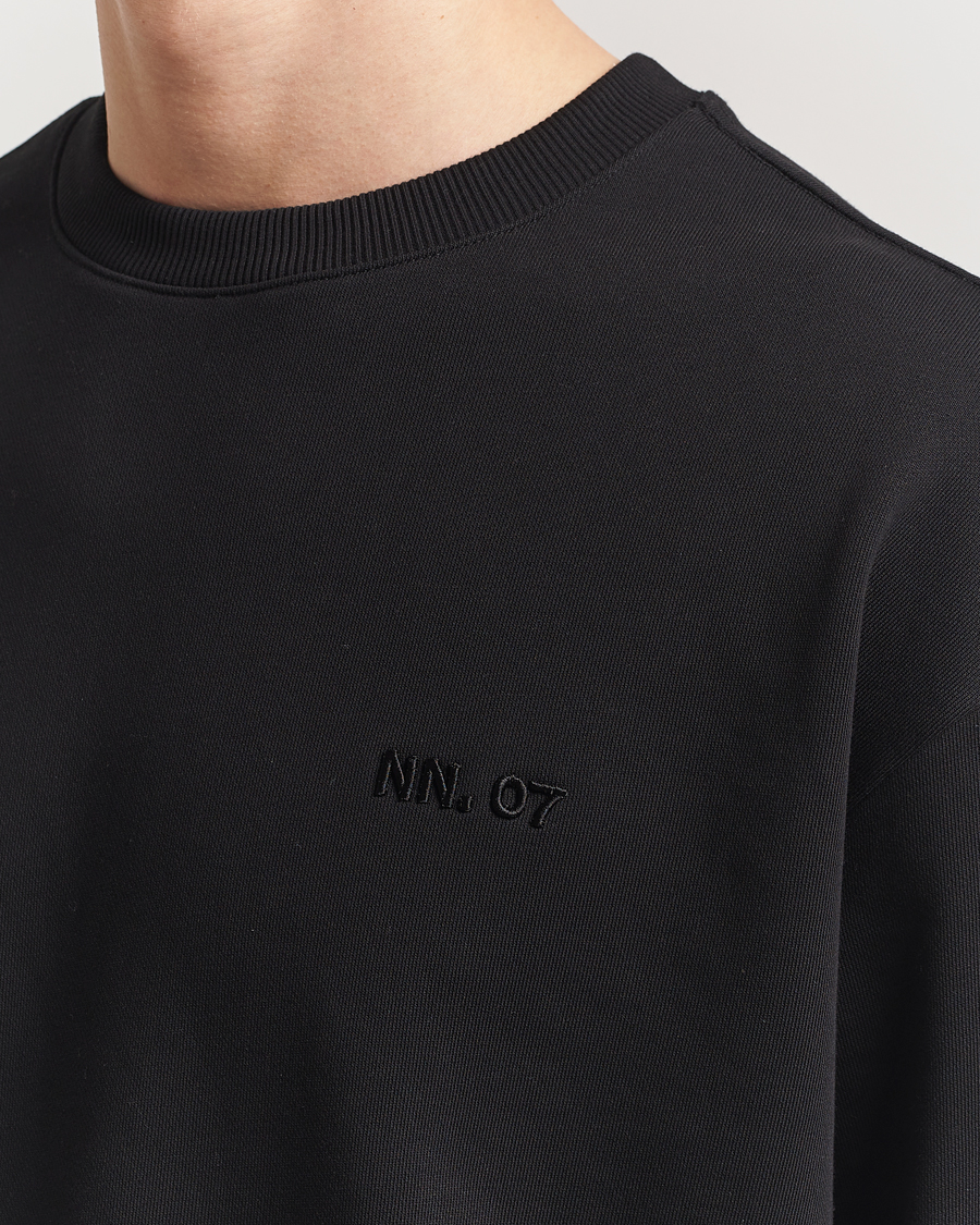 Herren | Pullover | NN07 | David Crew Neck Sweatshirt Black