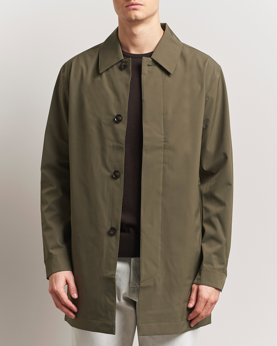 Herren | Jacken | NN07 | Kim Waterproof Car Coat Capers Green