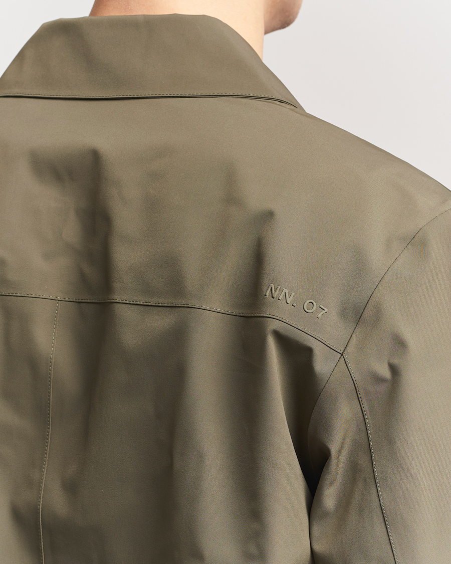 Herren | Jacken | NN07 | Kim Waterproof Car Coat Capers Green