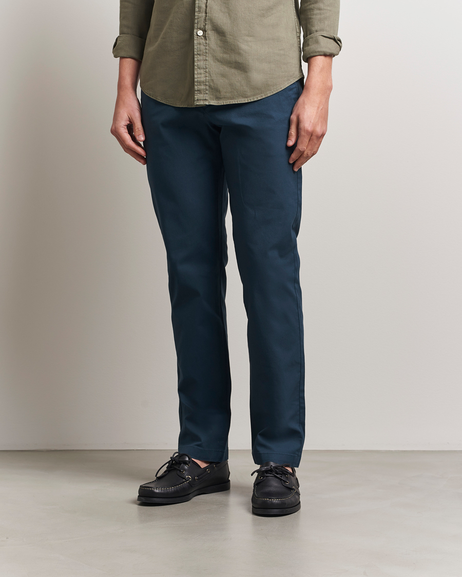 Herren | Hosen | Dockers | Crafted Khaki Slim Cotton/Linen Chino Stratified Sea