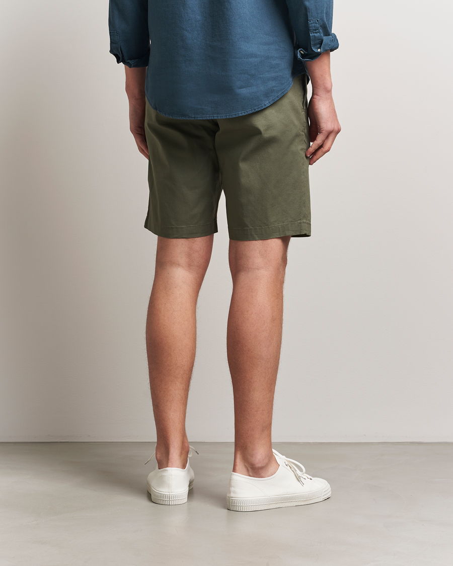 Herren | Shorts | Dockers | Slim Cotton/Linen Shorts Teal Leaf