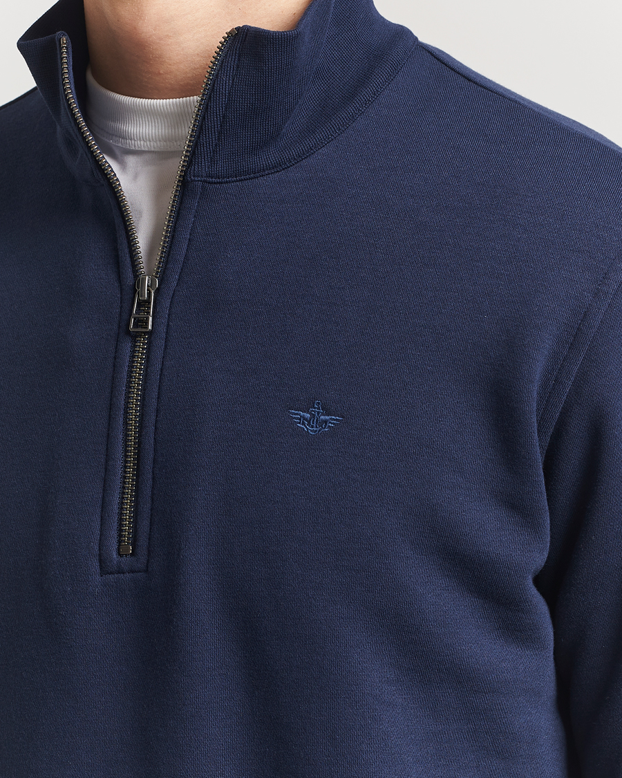 Herren | Pullover | Dockers | Quarter Zip Fleece Navy Blazer