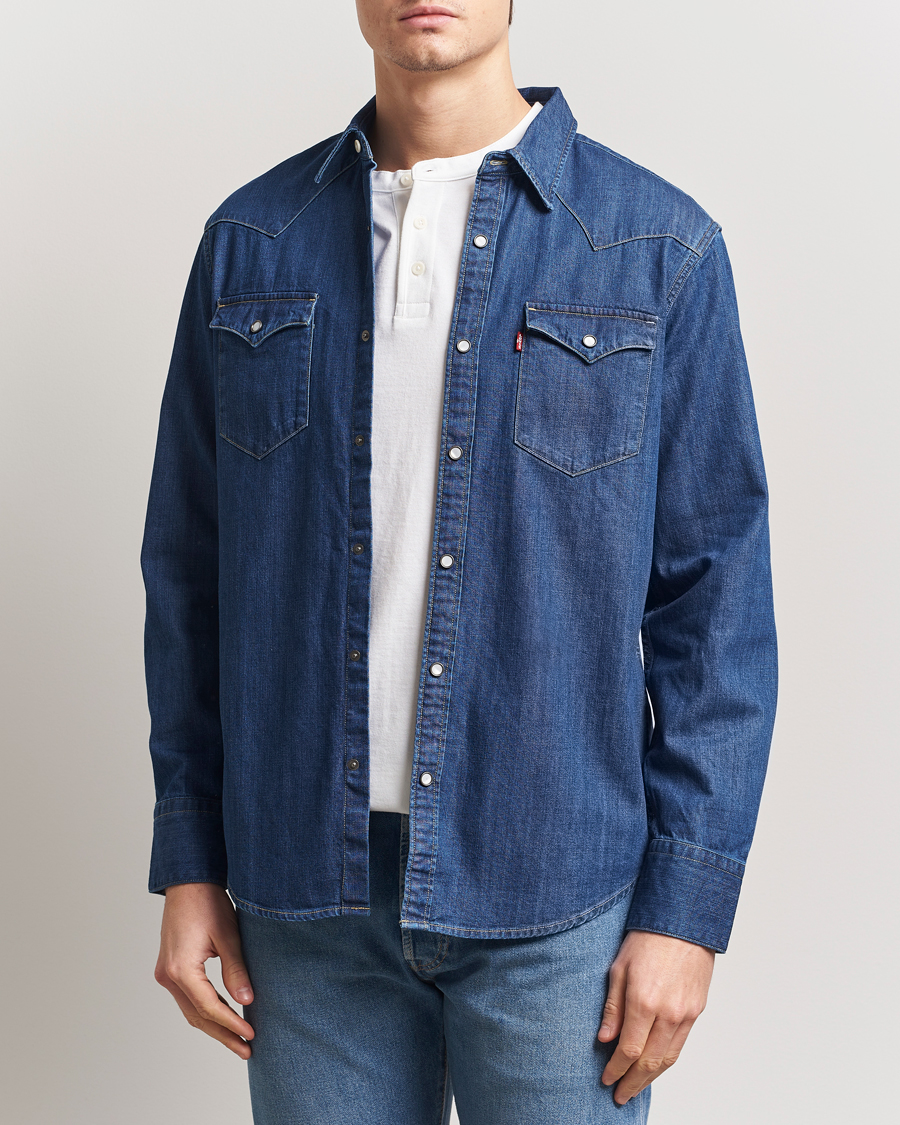 Herren | Hemden | Levi's | Barstow Western Standard Shirt Medium Blue