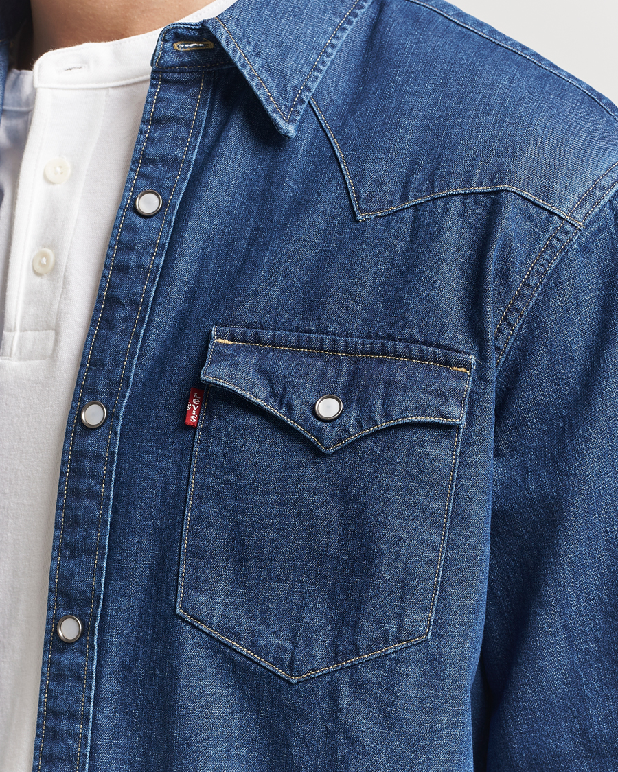 Herren | Hemden | Levi's | Barstow Western Standard Shirt Medium Blue