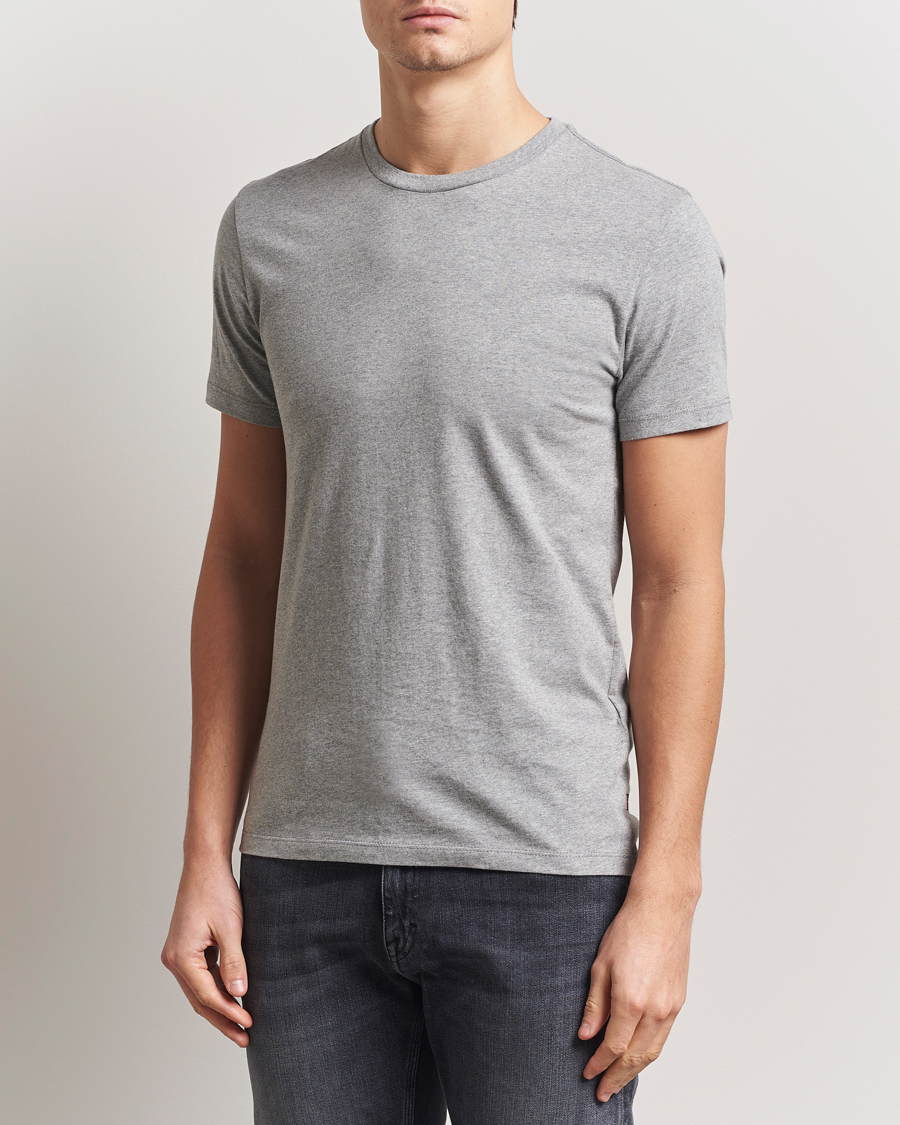 Herren | T-Shirts | Levi's | 2-Pack Crew Neck T-Shirt White/Grey Heather