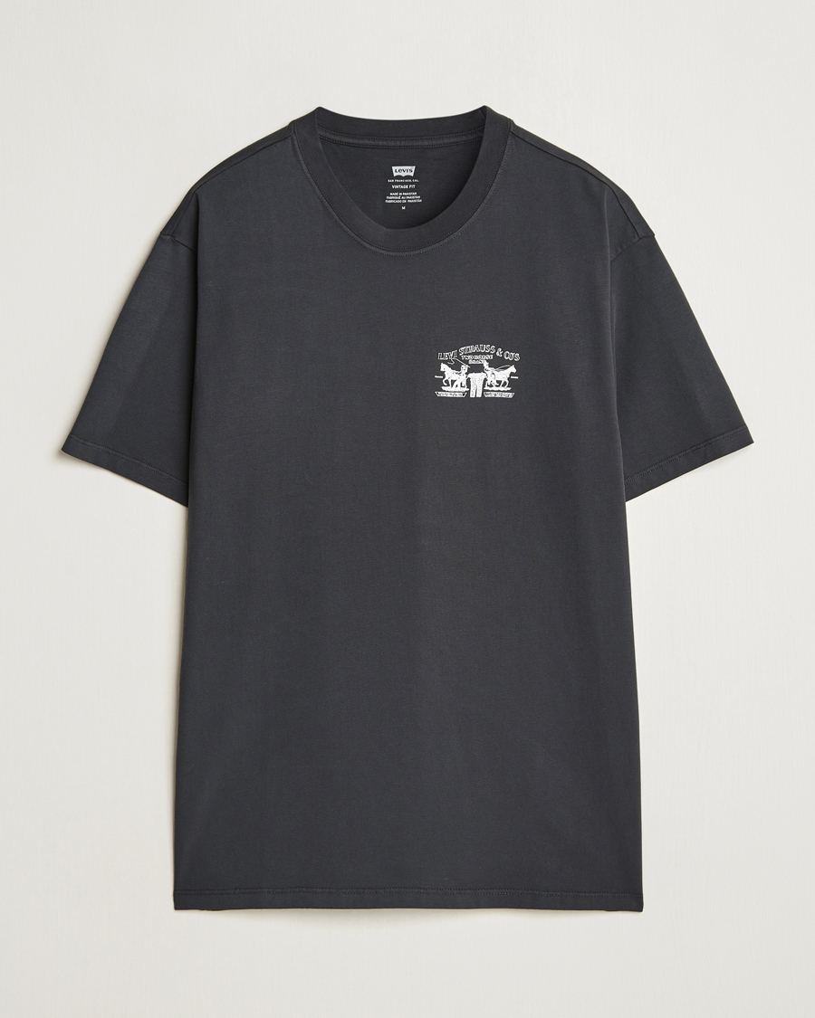 Herren | T-Shirts | Levi's | Vintage Fit Printed Crew Neck T-Shirt Jet Black