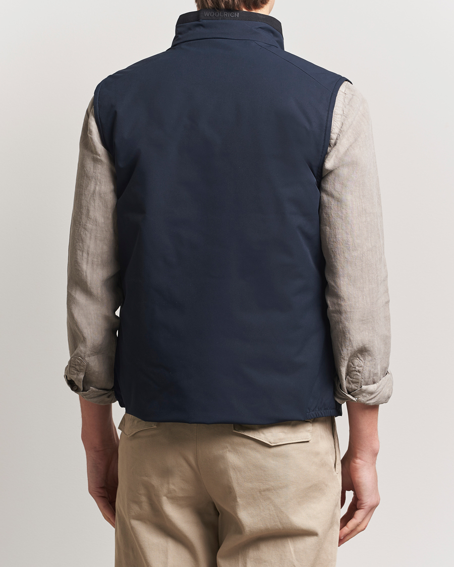 Herren | Jacken | Woolrich | Sailing Two Layer Vest Melton Blue