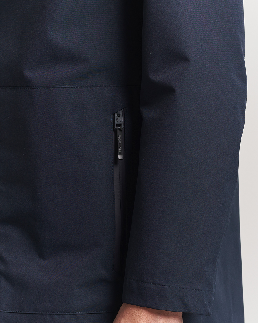 Herren | Jacken | Woolrich | Two Layer 2 in 1 Carcoat Melton Blue