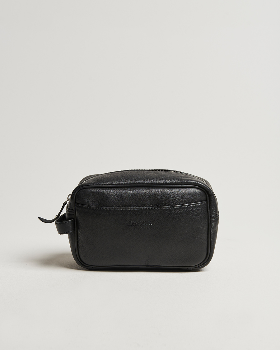 Herren | Taschen | LES DEUX | Leather Washbag Black