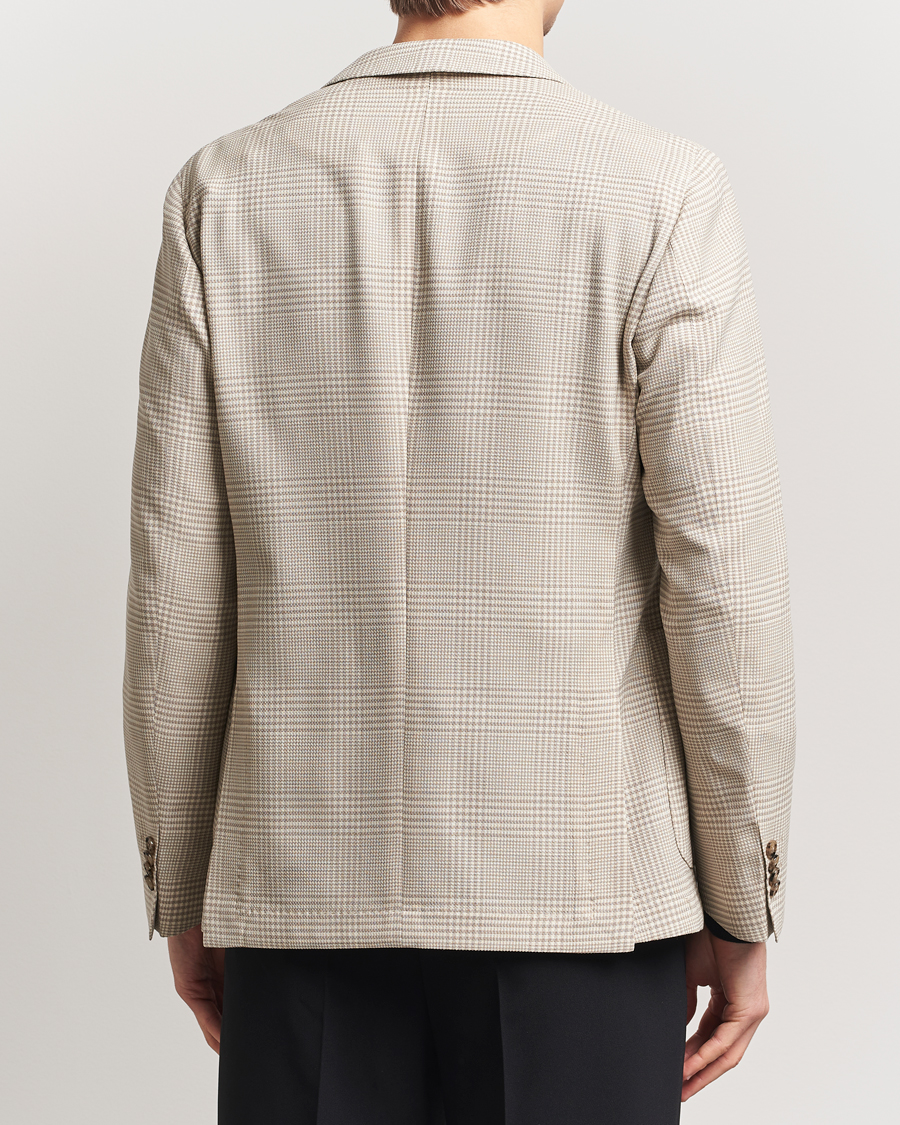 Herren | Sakkos | BOSS BLACK | Hanry Wool Checked Blazer Light Beige