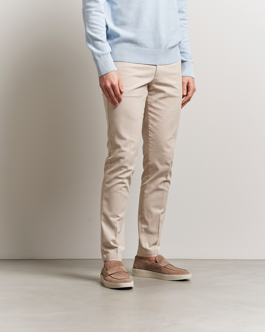 Herren | Hosen | BOSS BLACK | Kaito Structured Cotton Pants Light Beige