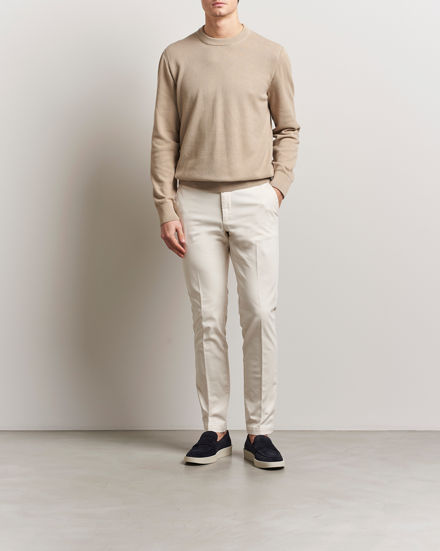 Herren | Hosen | BOSS BLACK | Kaito1 Cotton Chinos Open White