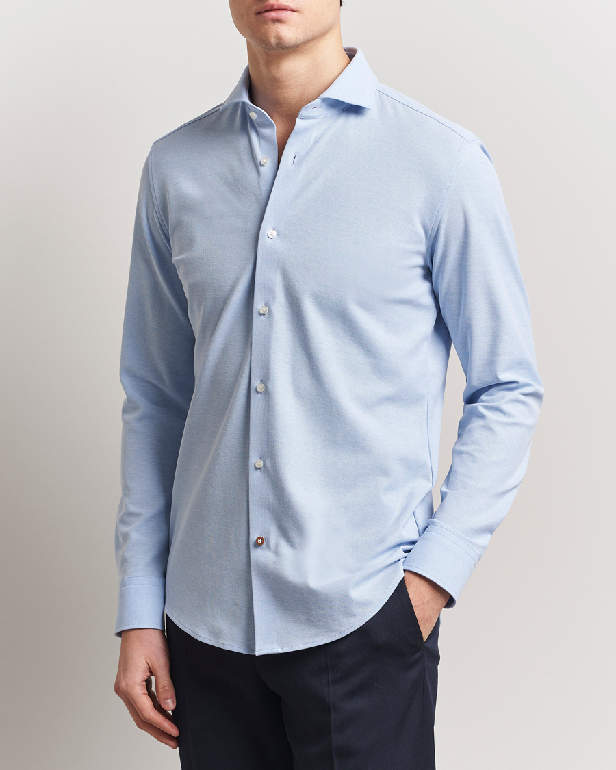 Herren | Hemden | BOSS BLACK | Hank Structured Shirt Light Blue