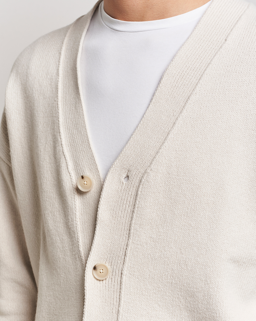 Herren | Pullover | BOSS BLACK | Bellaco Knitted Cardigan Open White