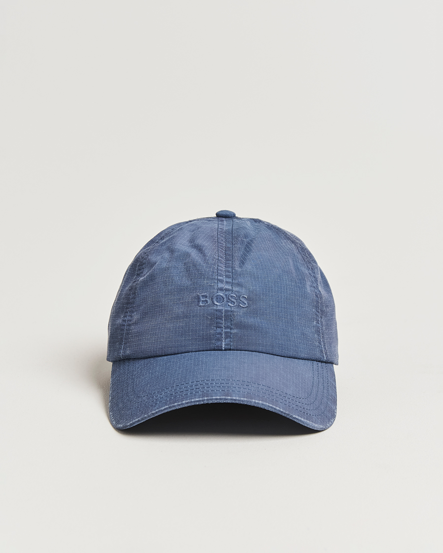 Herren | Hüte & Mützen | BOSS ORANGE | Derrel Washed Logo Cap Dark Blue