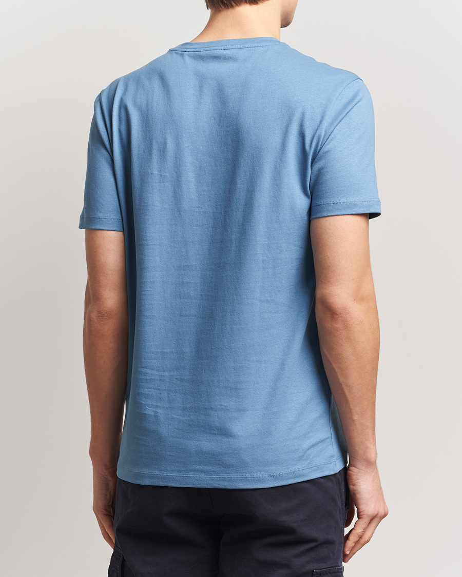 Herren | T-Shirts | BOSS ORANGE | Tales Logo Crew Neck T-Shirt Light Blue