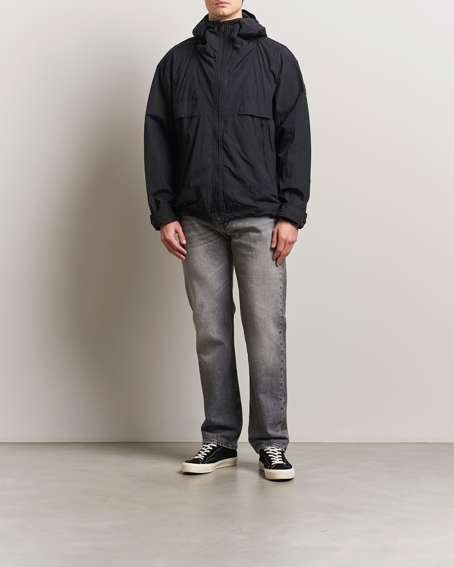 Herren | Jacken | BOSS ORANGE | Obosco Nylon Hooded Jacket Black