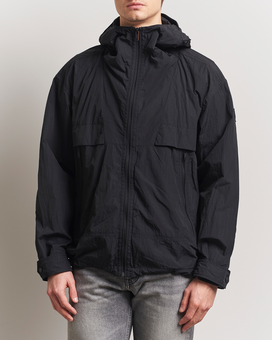 Herren | Jacken | BOSS ORANGE | Obosco Nylon Hooded Jacket Black
