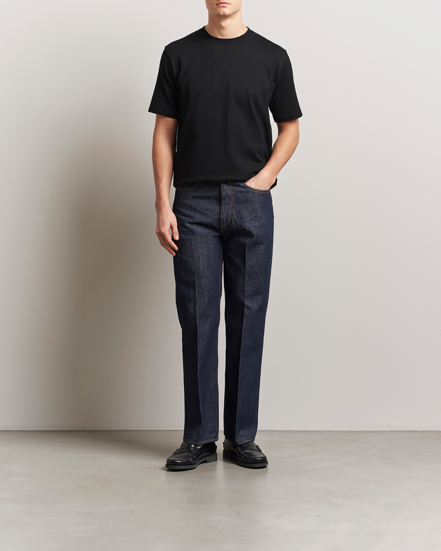 Herren | T-Shirts | Auralee | Luster Plating T-Shirt Black