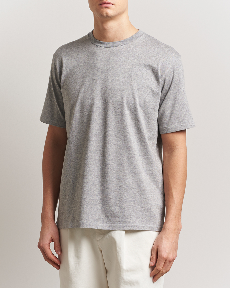 Herren | T-Shirts | Auralee | Luster Plating T-Shirt Top Gray
