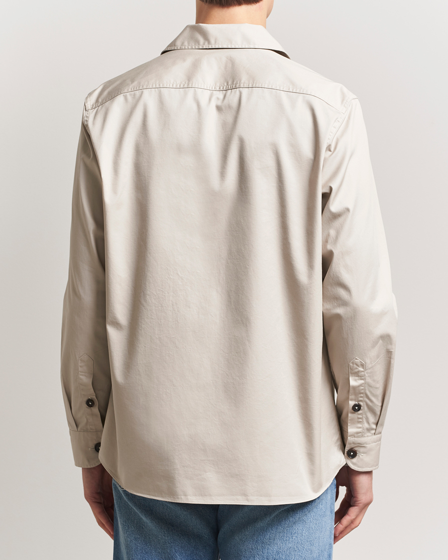 Herren | Hemden | Grigio | Cotton Overshirt Beige