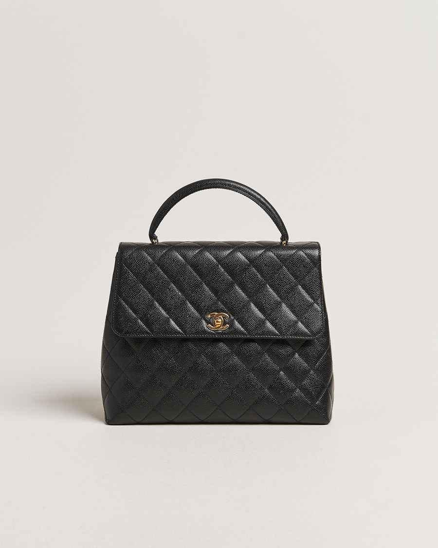 Herren | Gifts for Her | Chanel Pre-Owned | Kelly Top Handle Bag Black Caviar