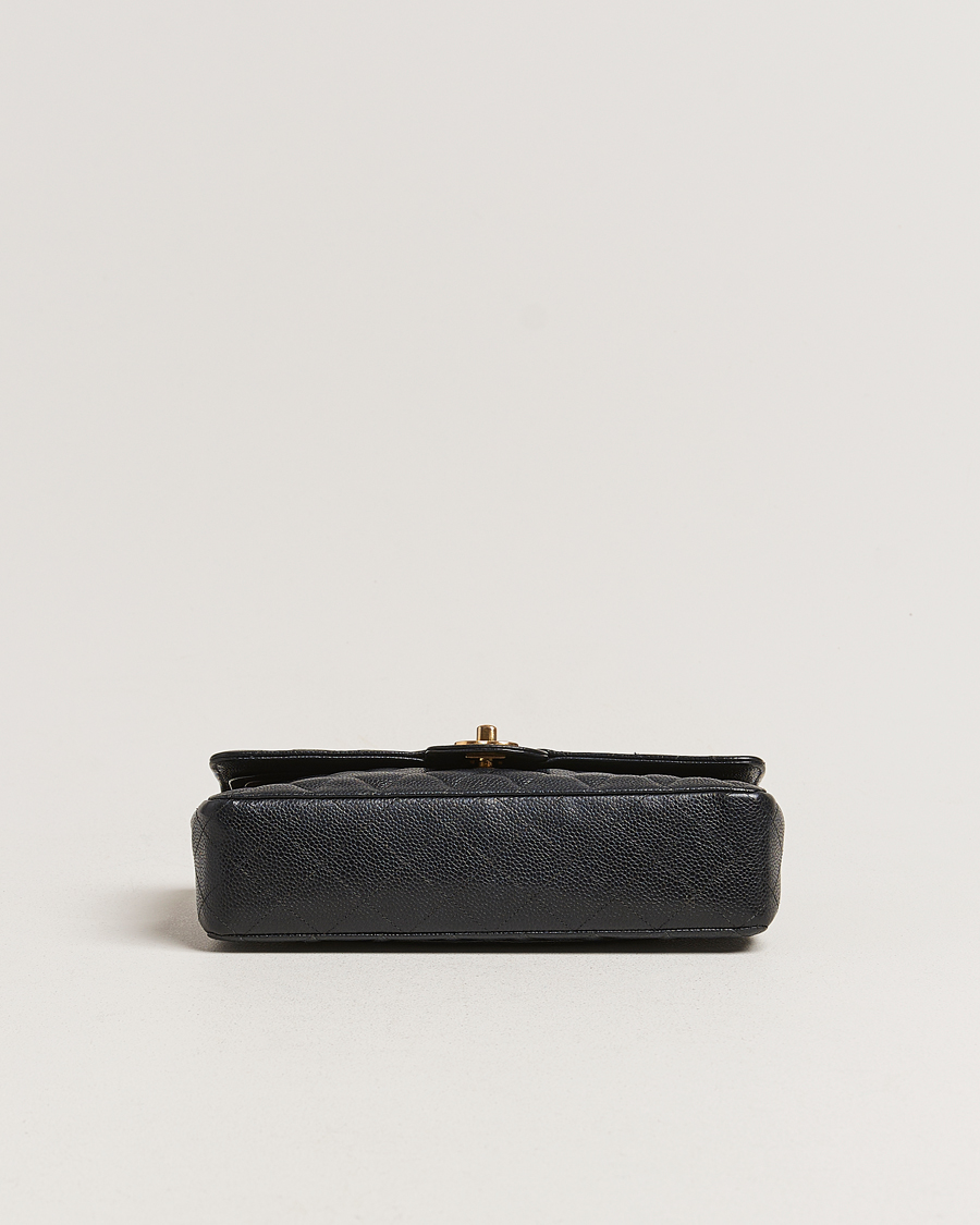 Herren | Chanel Pre-Owned Classic Medium Double Flap Bag Black Caviar | Chanel Pre-Owned | Classic Medium Double Flap Bag Black Caviar