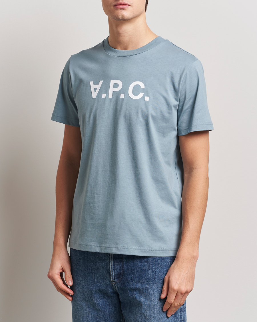 Herren | T-Shirts | A.P.C. | VPC T-Shirt Bleu Gris