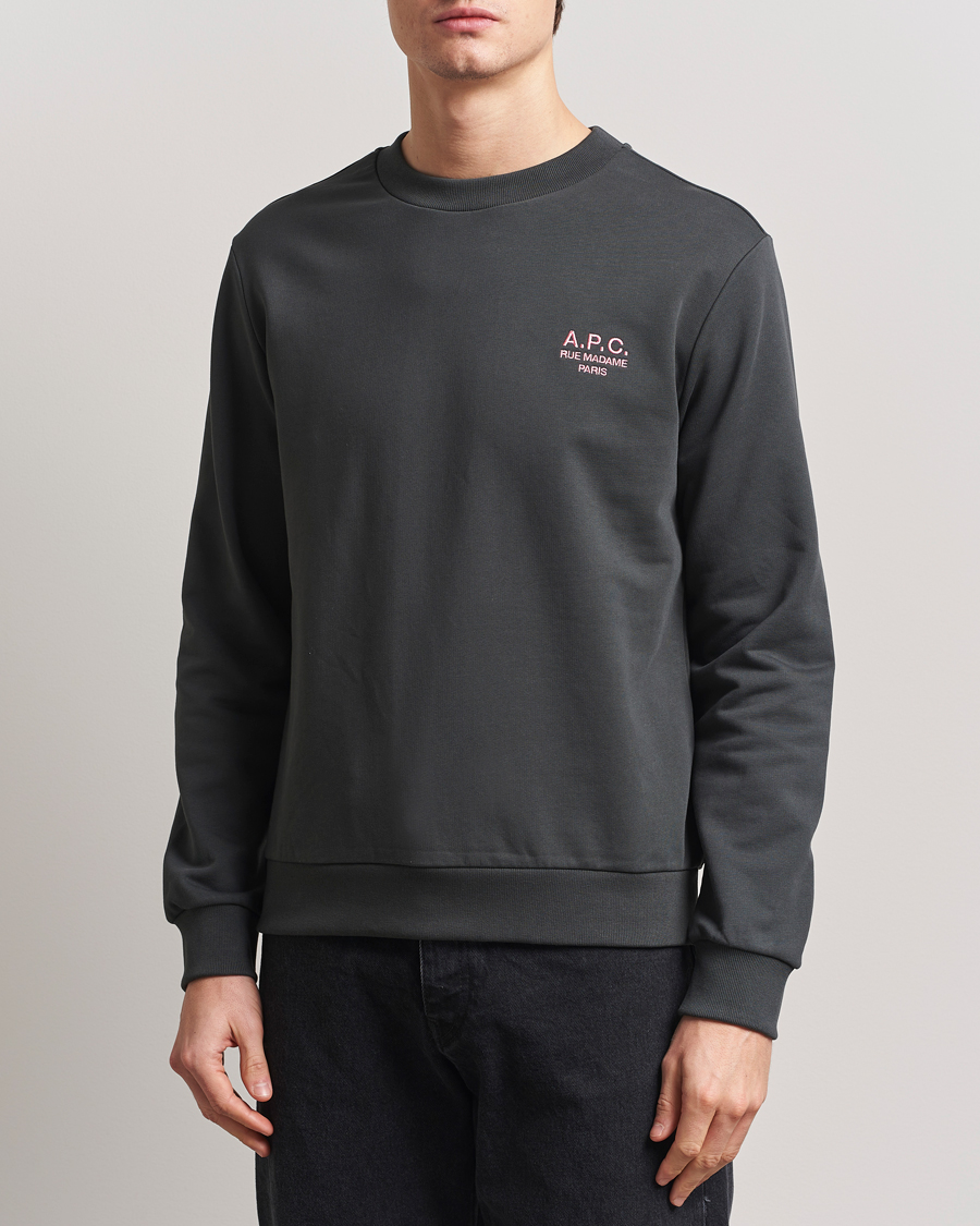 Herren | Pullover | A.P.C. | Rue Madame Sweatshirt Anthracite