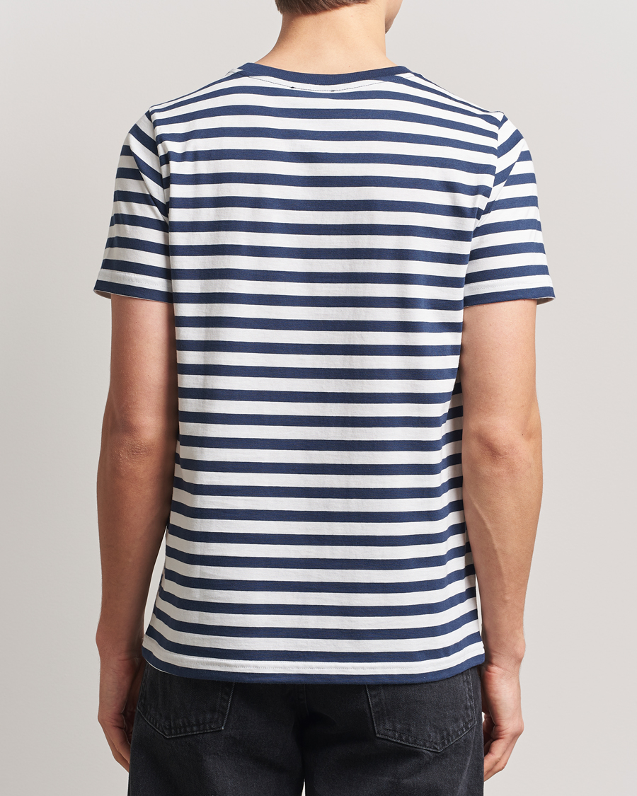 Herren | T-Shirts | A.P.C. | Striped T-Shirt Navy/White